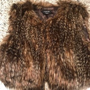 Bebe faux fur vest